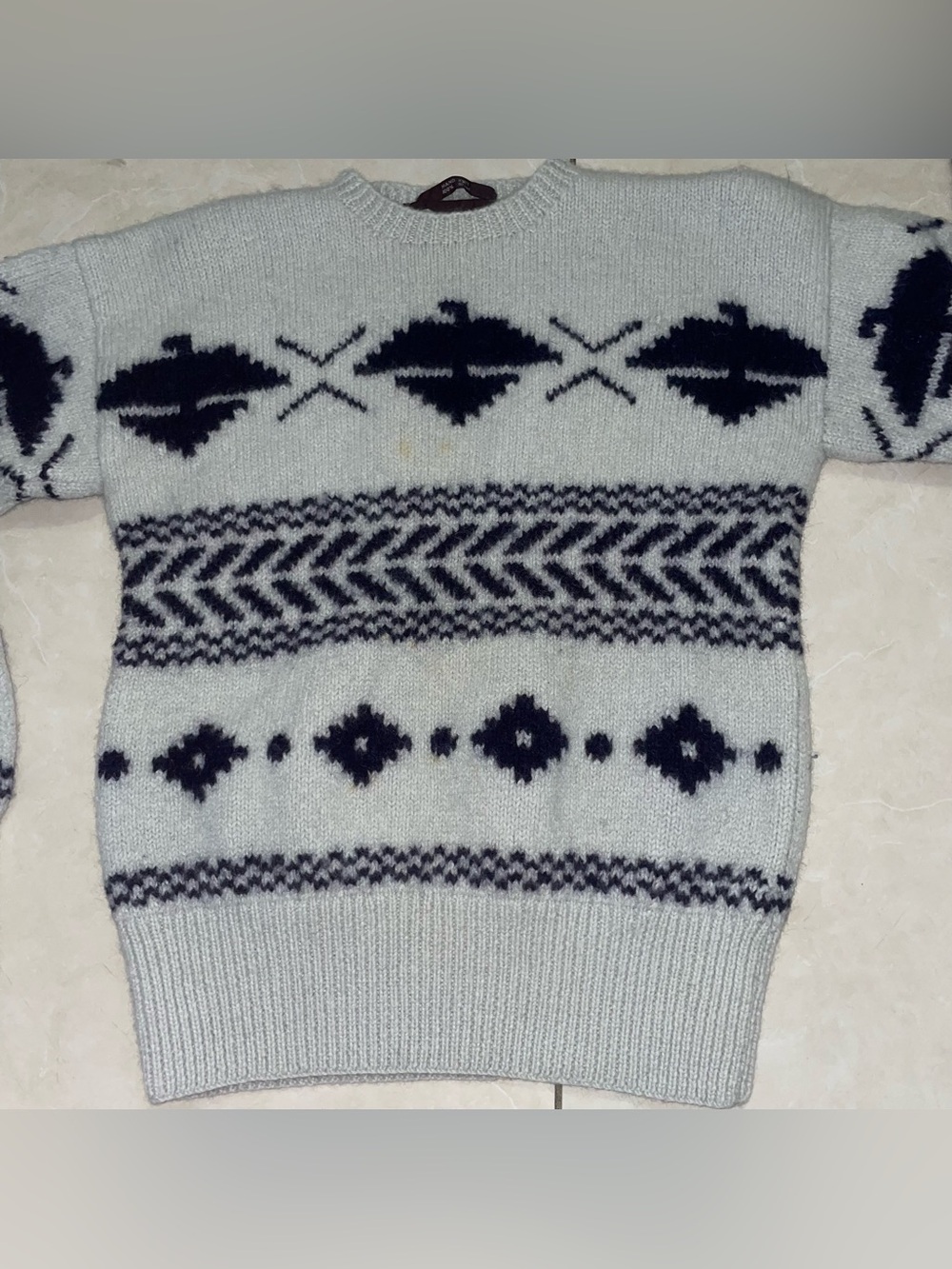 Vintage 100% Wool Pullover Sweater